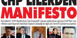 CHP’LİLERDEN MANİFESTO