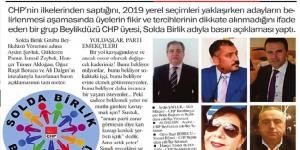 BİR MANİFESTO DA SOLDA BİRLİK’TEN