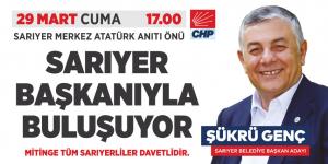 SARIYER BAŞKANIYLA BULUŞUYOR