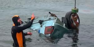 Silivri’de otomobil denize uçtu, sürücüyü sahildekiler kurtardı