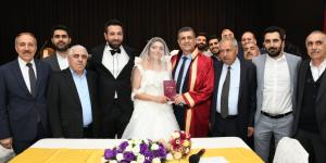 Başkan Bozkurt’tan ilk nikah