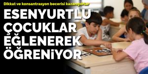 Esenyurtlu çocuklar eğlenerek öğreniyor