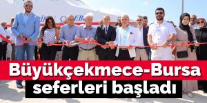 İDO, Büyükçekmece – Bursa hattı törenle hizmete girdi