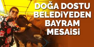 Doğa Dostu Belediyeden bayram mesaisi