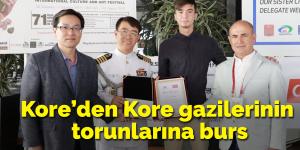 Kore’den Kore gazilerinin torunlarına burs