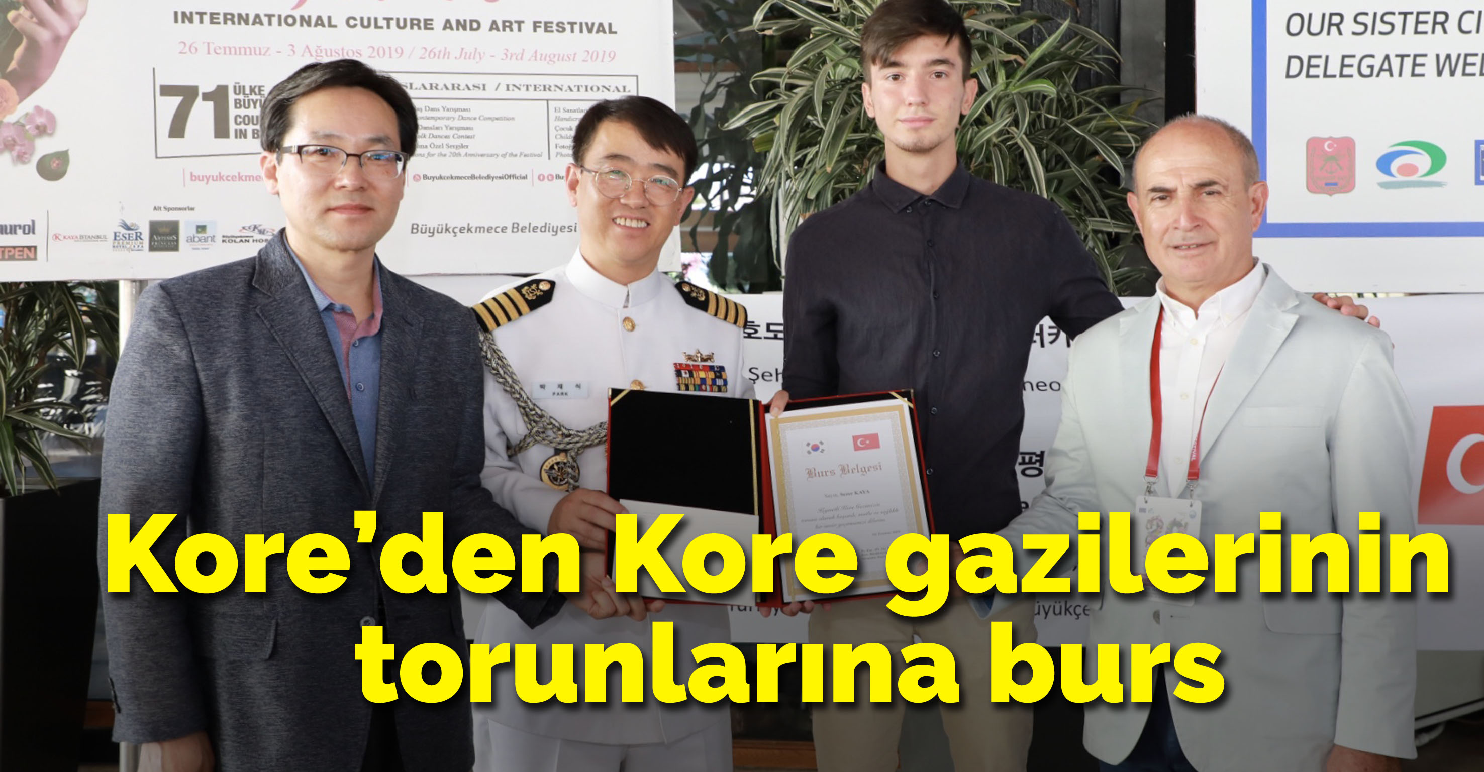 Kore’den Kore gazilerinin torunlarına burs