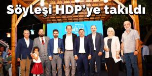 Söyleşi HDP’ye takıldı