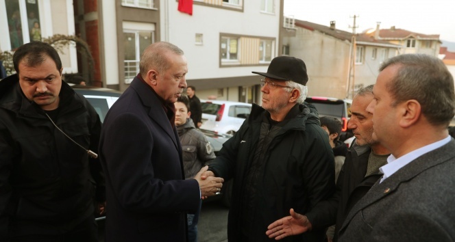 Cumhurbaşkanı Erdoğan’dan İdlib Şehidinin Evine Ziyaret