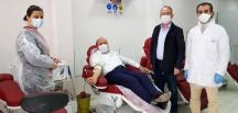 Ak Parti Çorum Milletvekili  Erol Kavuncu’dan kan bağışı