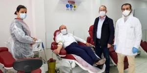 Ak Parti Çorum Milletvekili  Erol Kavuncu’dan kan bağışı