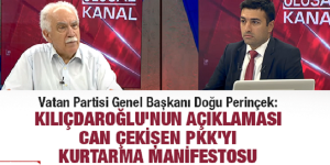 Doğu Perinçek: Kılıçdaroğlu, PKK’yı TSK’nın süngüsünden kurtarmak istiyor