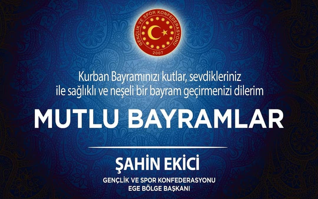 GESKON Ege Bölge Başkanı Şahin Ekici’den Bayram Mesajı