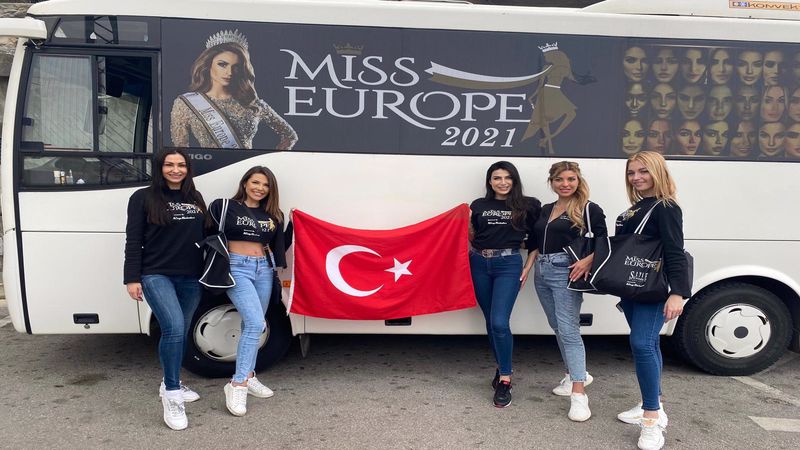 Ünlü model Duygu Çakmak Miss Europe 2021 kampında