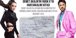 Demet Akalın’dan Faruk K.’ya “Hadi Bakalım” vefası