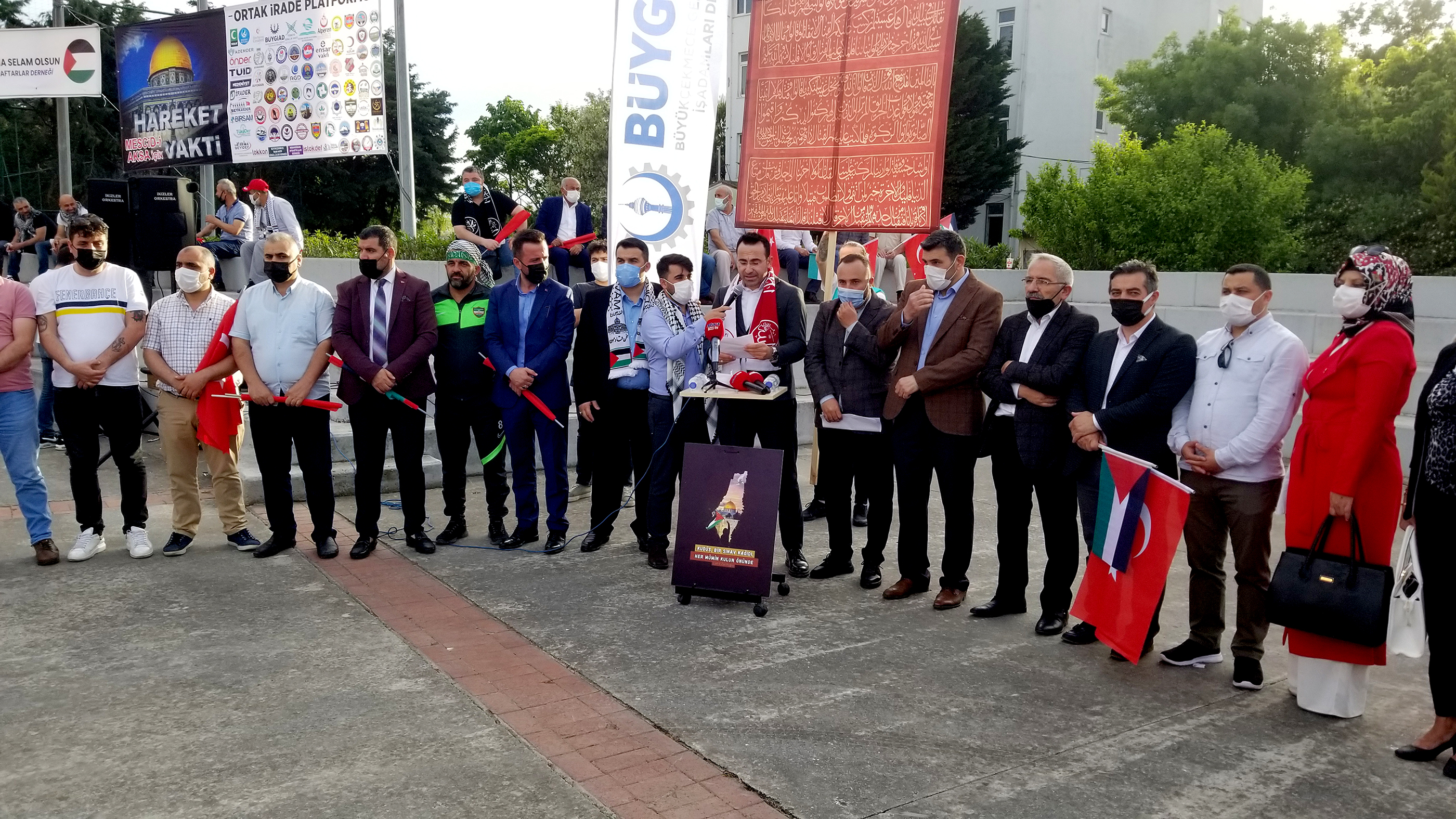 Kudüs İçin Sahaya İndiler: 80 Dernek Tek Yumruk Oldu
