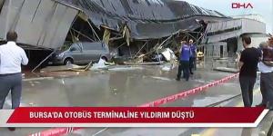 Bursa Otobüs Terminalinin Çatısı Çöktü