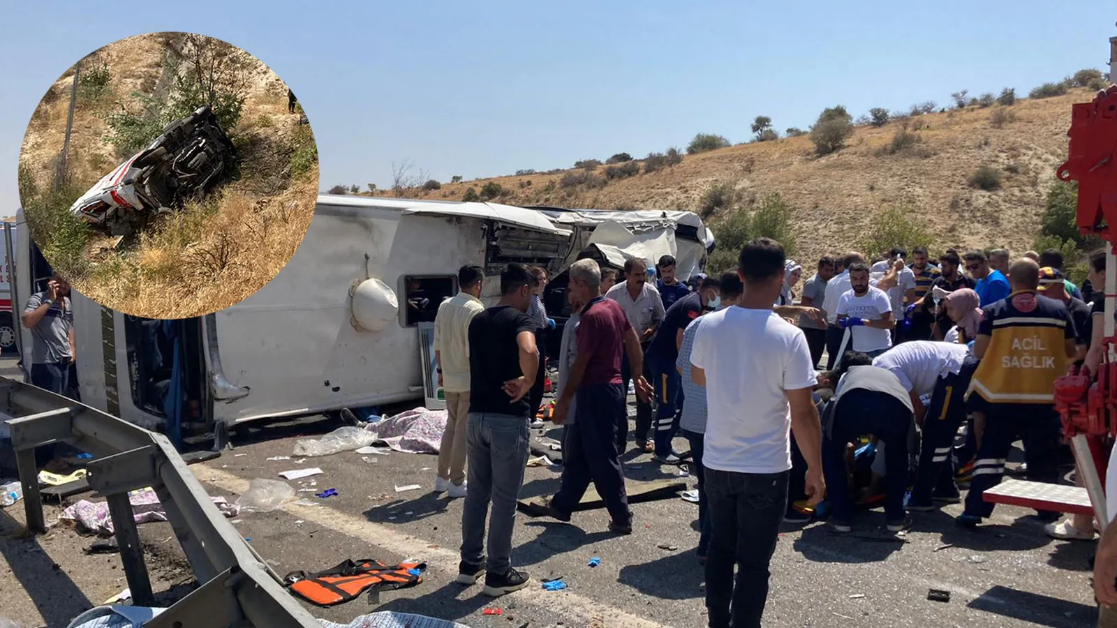 Gaziantep’te otobüs, itfaiye, ambulans ve canlı yayın aracının karıştığı zincirleme kaza: 15 kişi hayatını kaybetti