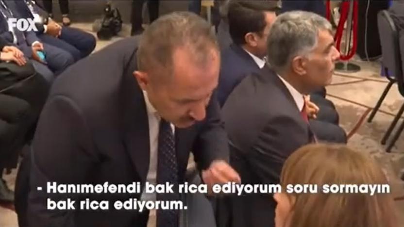 Adalet Bakanı Basın Danışmanından, muhalif muhabire talimat: Soru sormayın