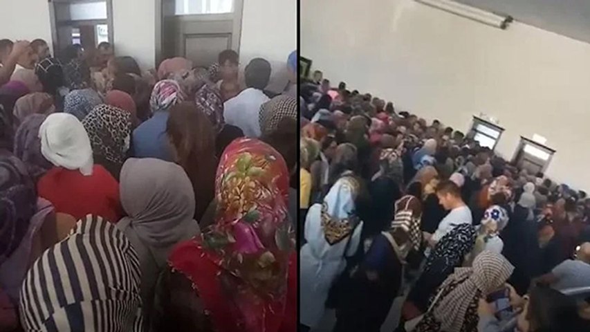 Konya’da kırtasiye yardımı izdihama dönüştü