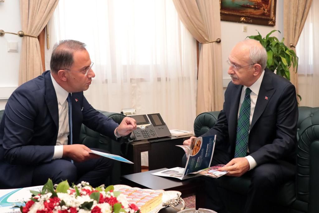 BAŞKAN ÇALIK, TÜRKİYE’YE ÖRNEK OLAN PROJEYİ KILIÇDAROĞLU’YLA PAYLAŞTI   