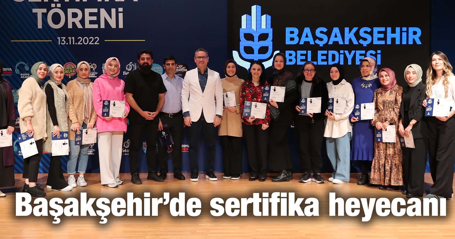 Başakşehir’de sertifika heyecanı