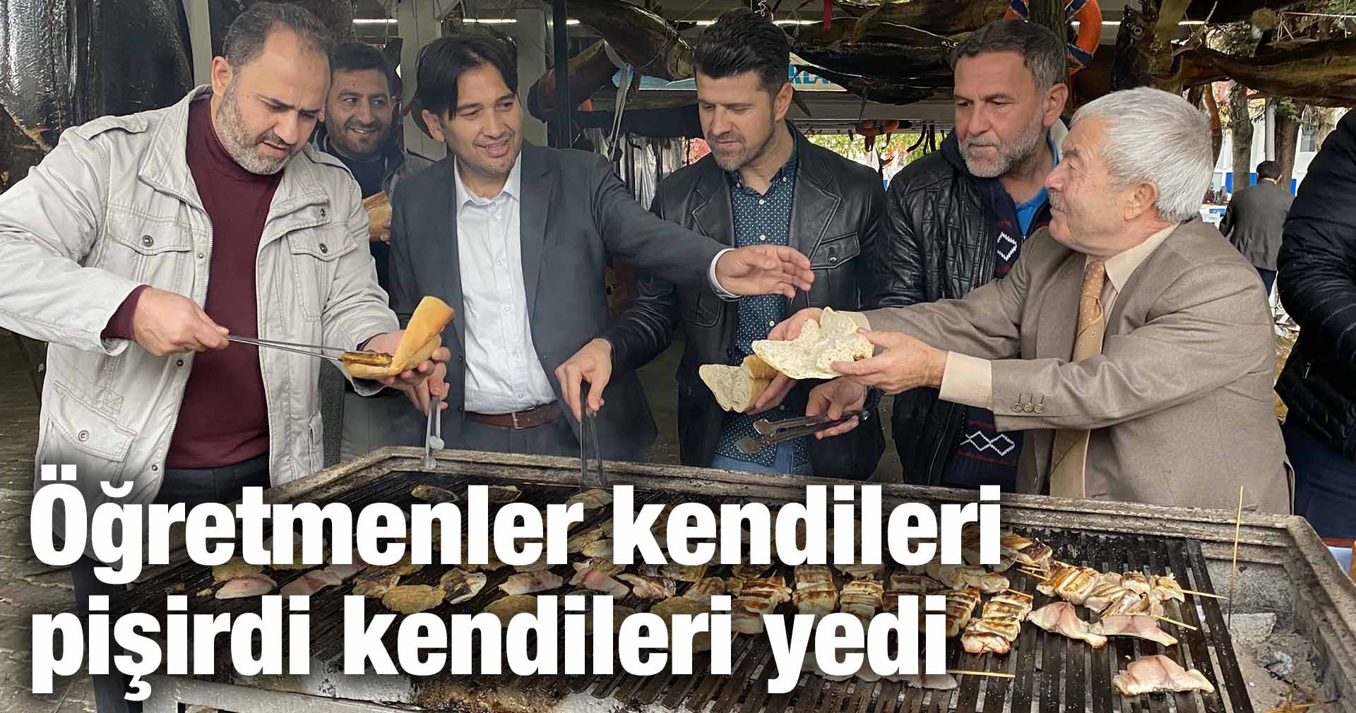 Öğretmenler kendileri pişirdi kendileri yedi