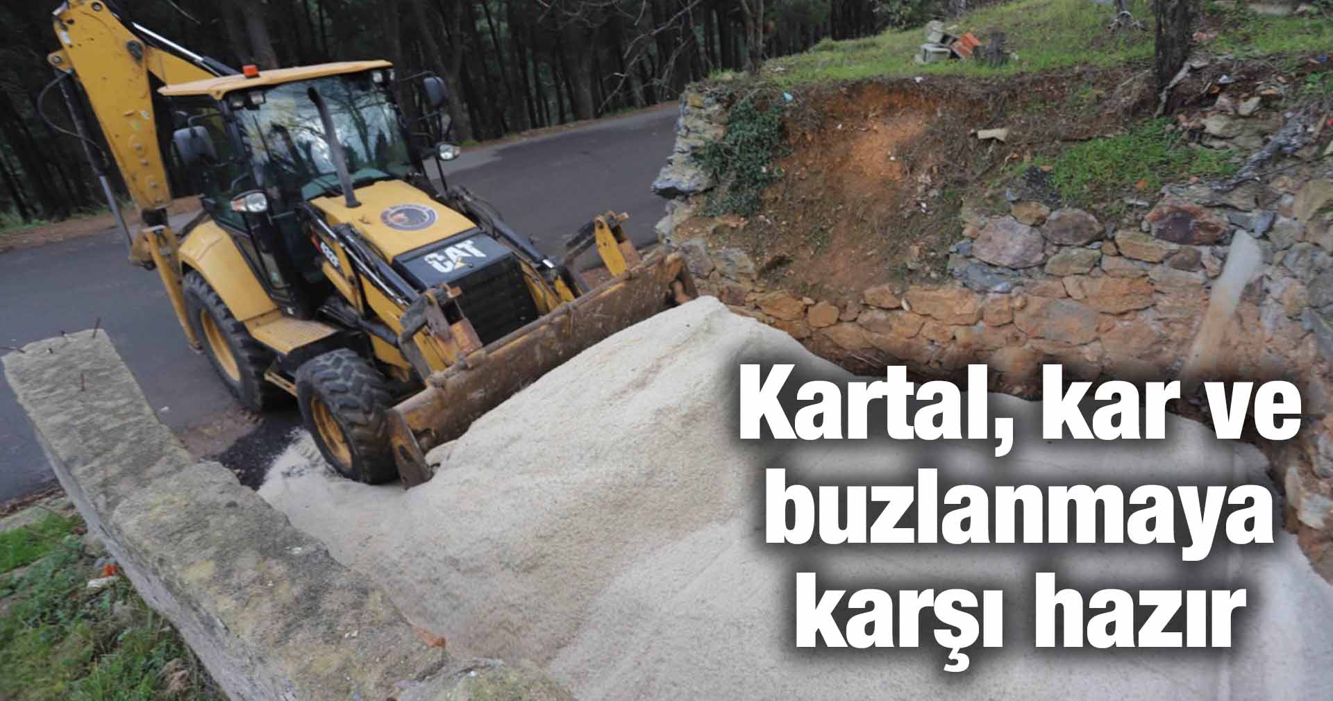 Kartal, kar ve buzlanmaya karşı hazır