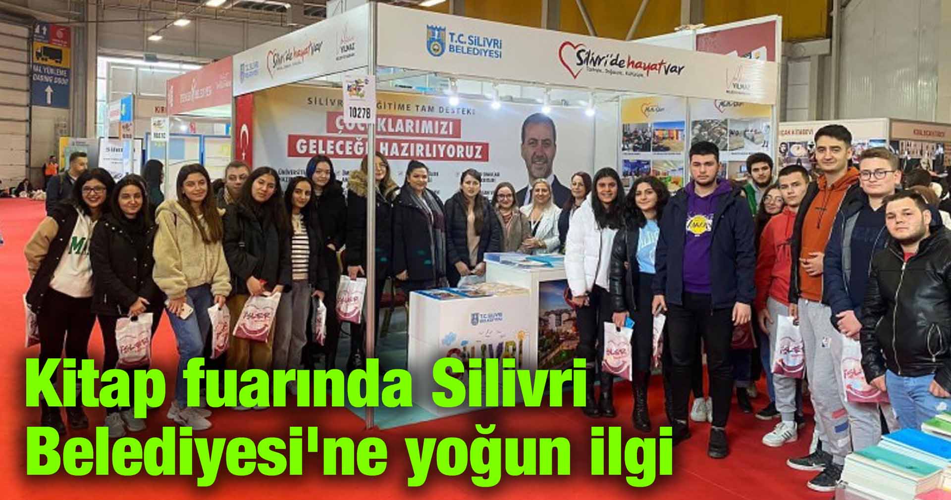 Kitap fuarında Silivri Belediyesi’ne yoğun ilgi