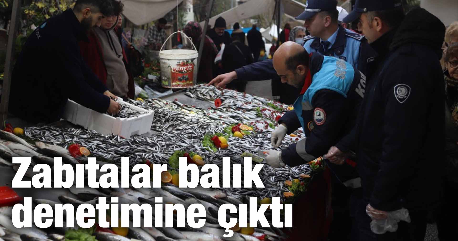 Zabıtalar balık denetimine çıktı