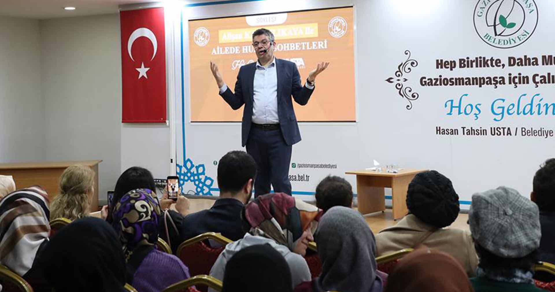 Eğitimci-Yazar Alişan Kapaklıkaya Gaziosmanpaşalılarla Buluştu