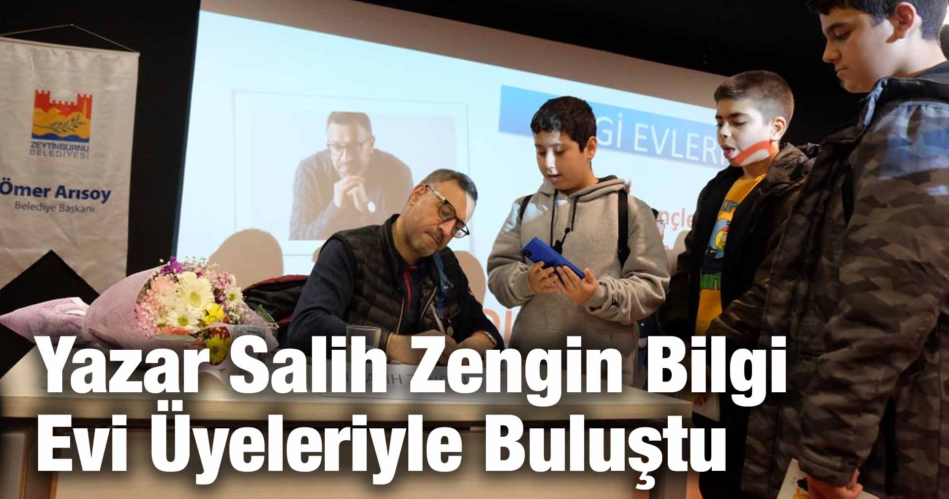 Yazar Salih Zengin Bilgi Evi Üyeleriyle Buluştu