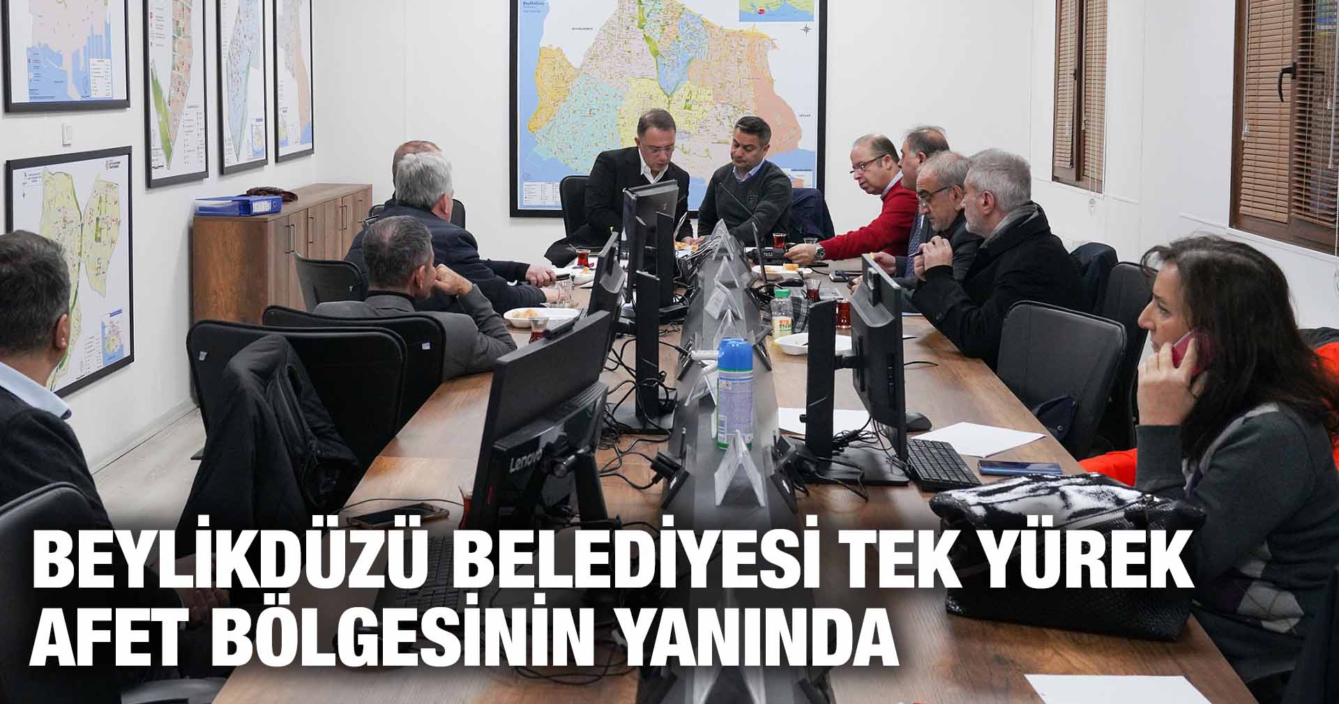 BEYLİKDÜZÜ BELEDİYESİ TEK YÜREK AFET BÖLGESİNİN YANINDA