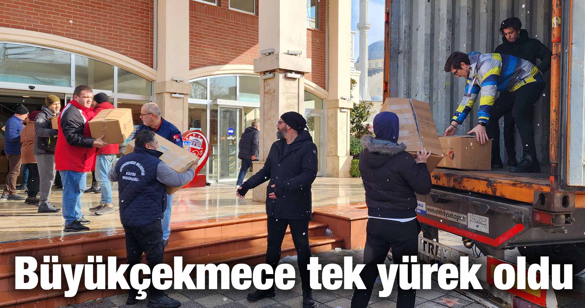 Büyükçekmece tek yürek oldu