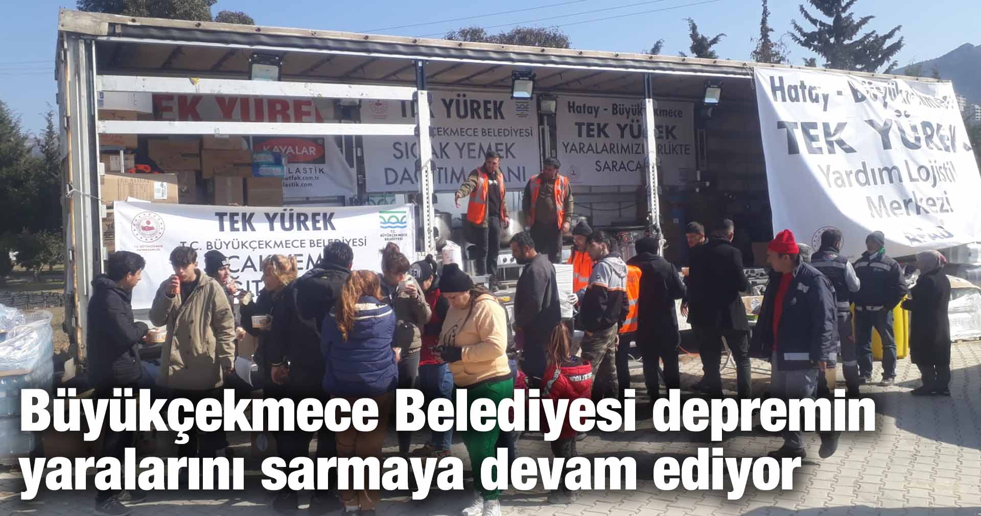 Büyükçekmece Belediyesi depremin yaralarını sarmaya devam ediyor