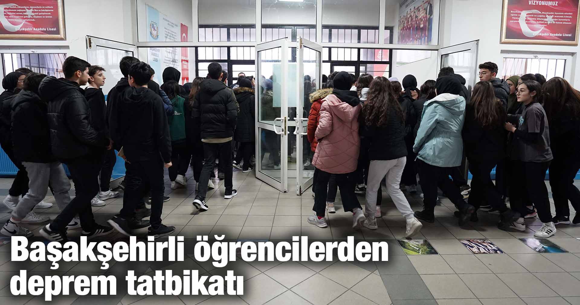 Öğrencilere deprem bilinci öğretiliyor