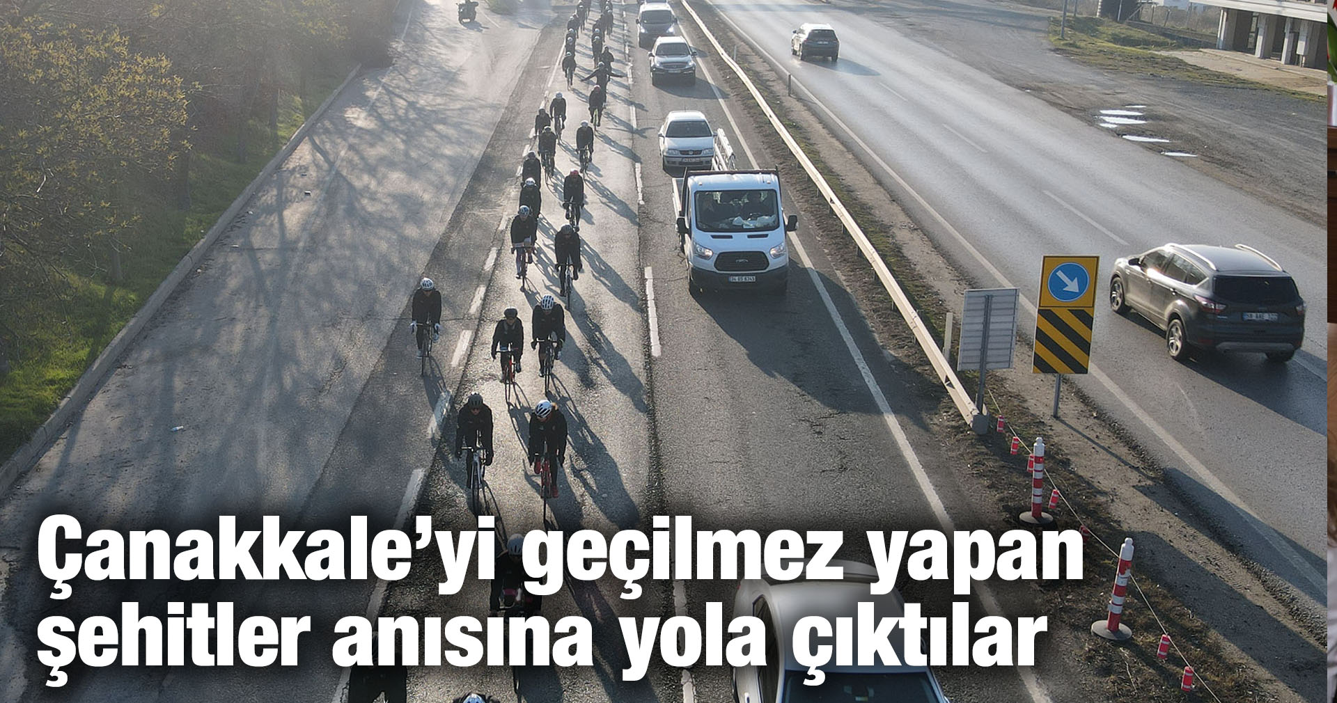 Çanakkale’yi geçilmez yapan şehitler anısına Büyükçekmece’den yola çıktılar