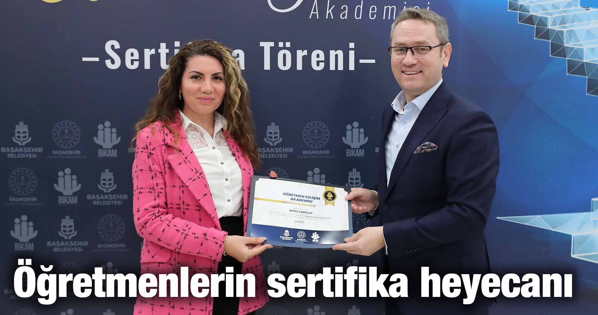 Öğretmenlerin sertifika heyecanı