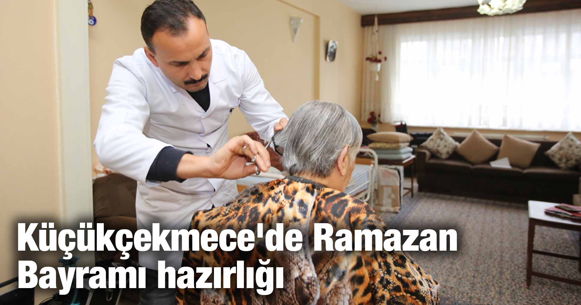 Küçükçekmece’de Ramazan Bayramı hazırlığı