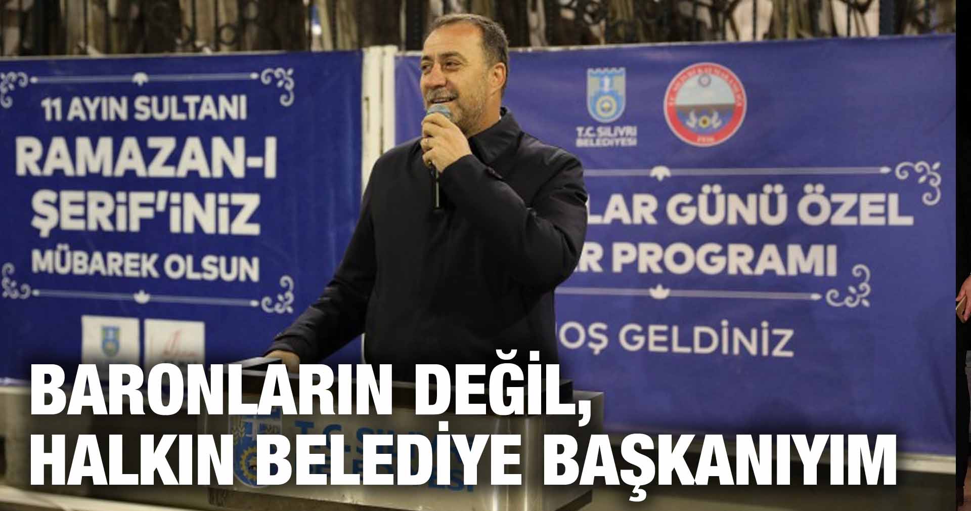 YILMAZ: BARONLARIN DEĞİL, HALKIN BELEDİYE BAŞKANIYIM