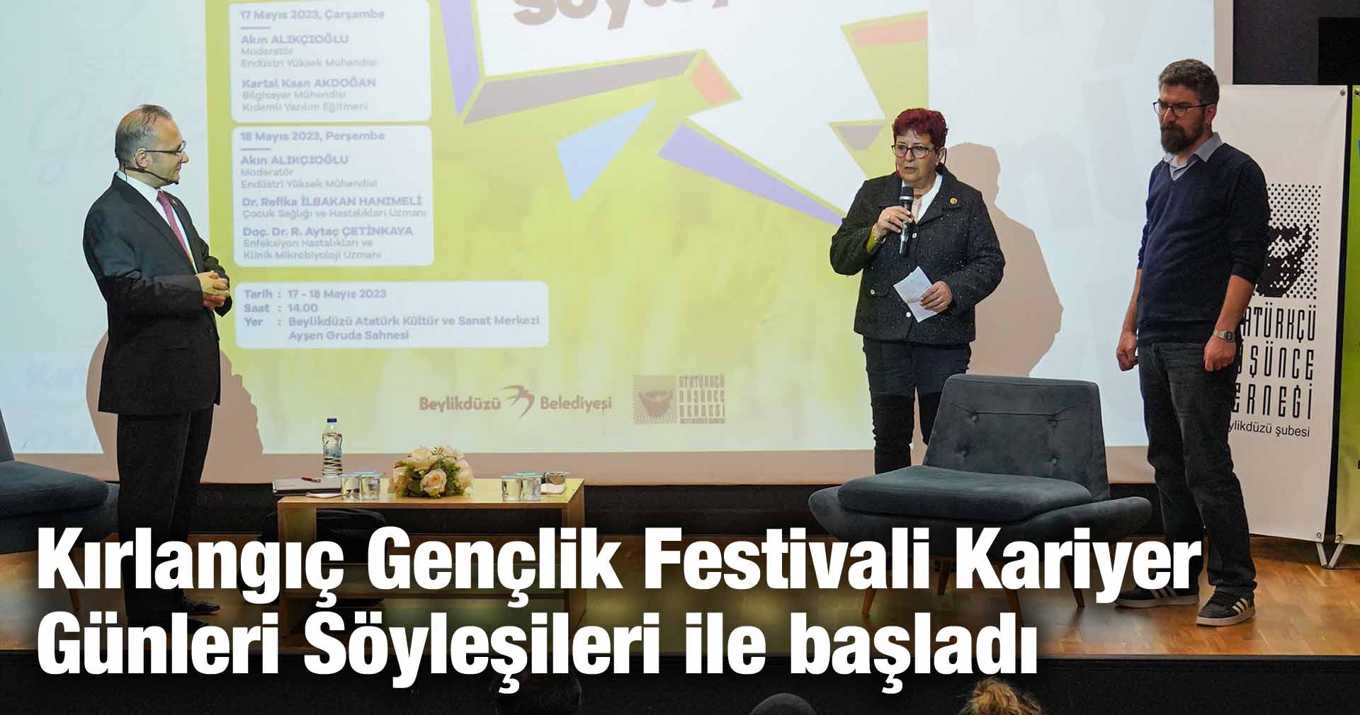 Kırlangıç Gençlik Festivali Kariyer Günleri Söyleşileri ile başladı