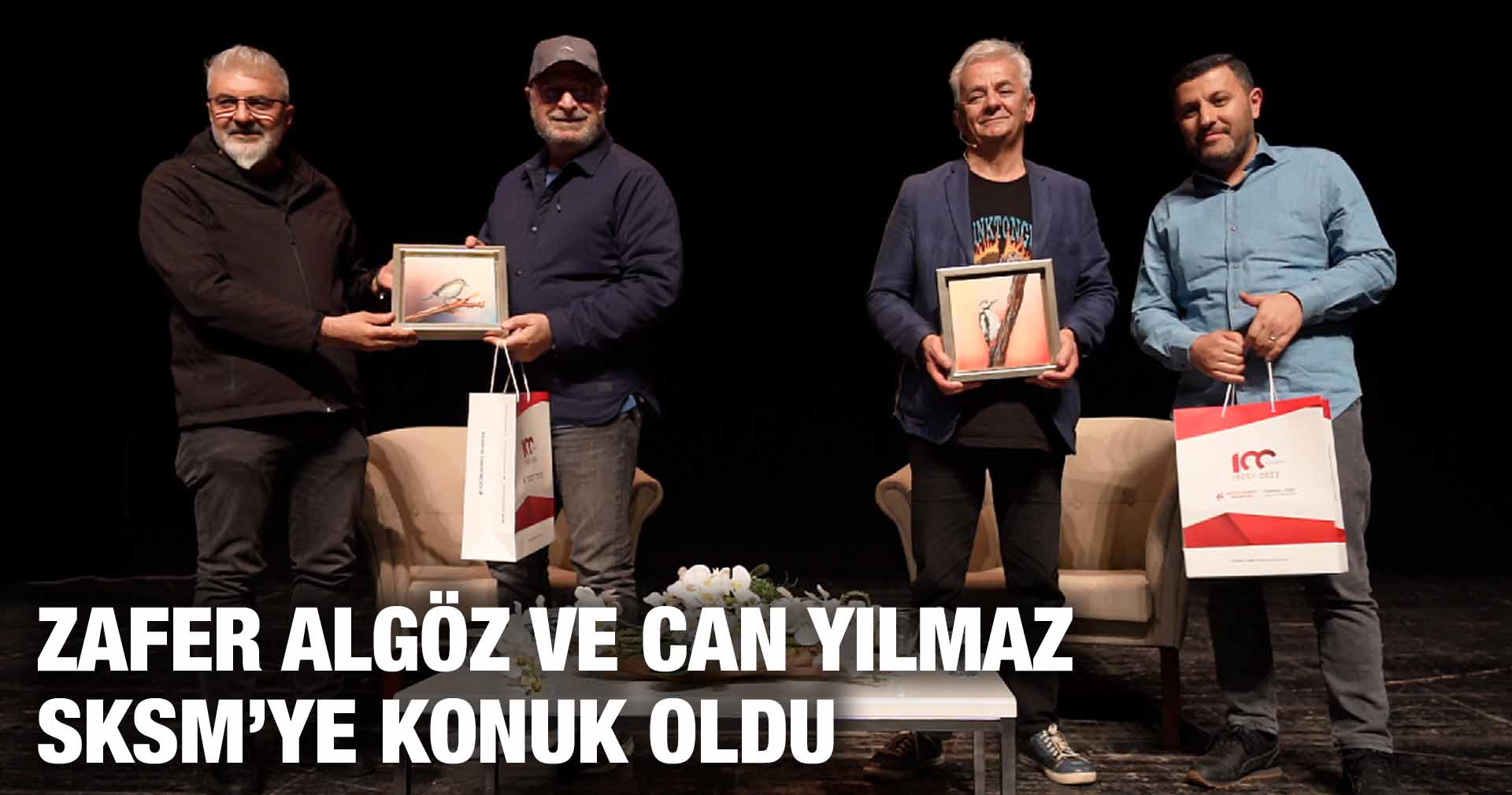 ZAFER ALGÖZ VE CAN YILMAZ SKSM’YE KONUK OLDU