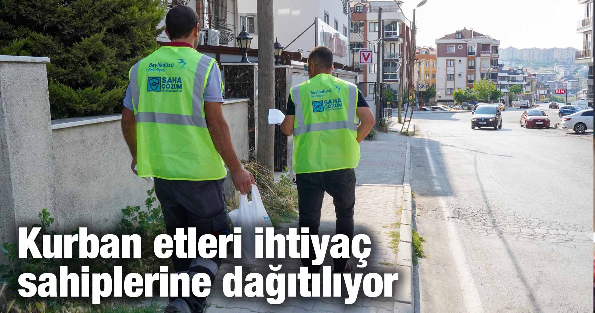 Kurban etleri ihtiyaç sahiplerine dağıtılıyor