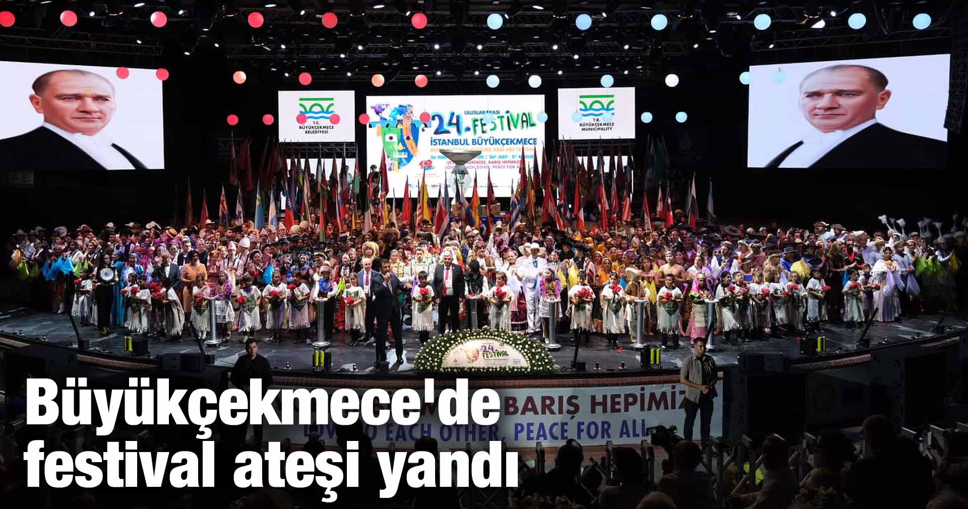 Büyükçekmece’de festival ateşi yandı