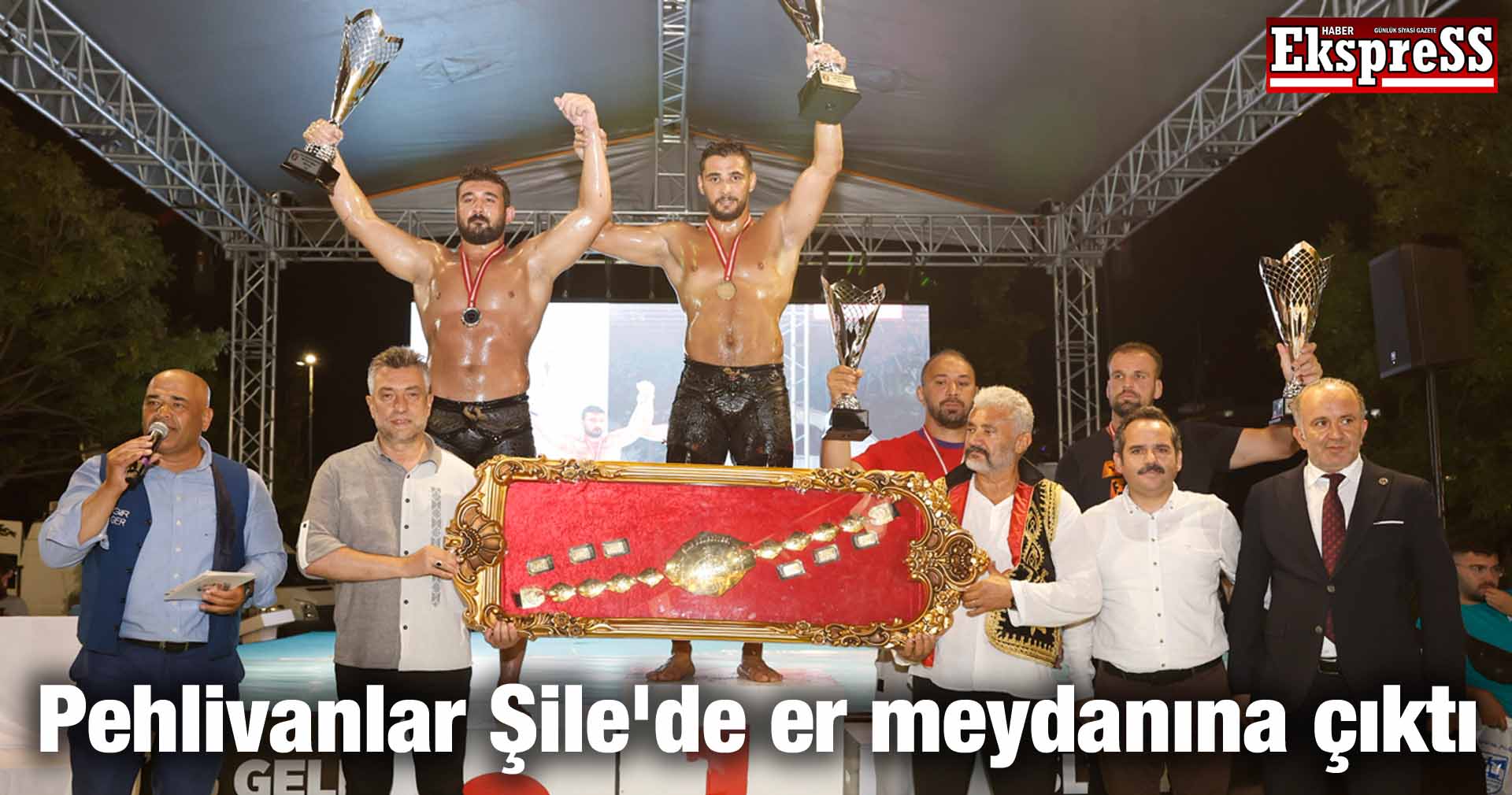 Pehlivanlar Şile’de er meydanına çıktı