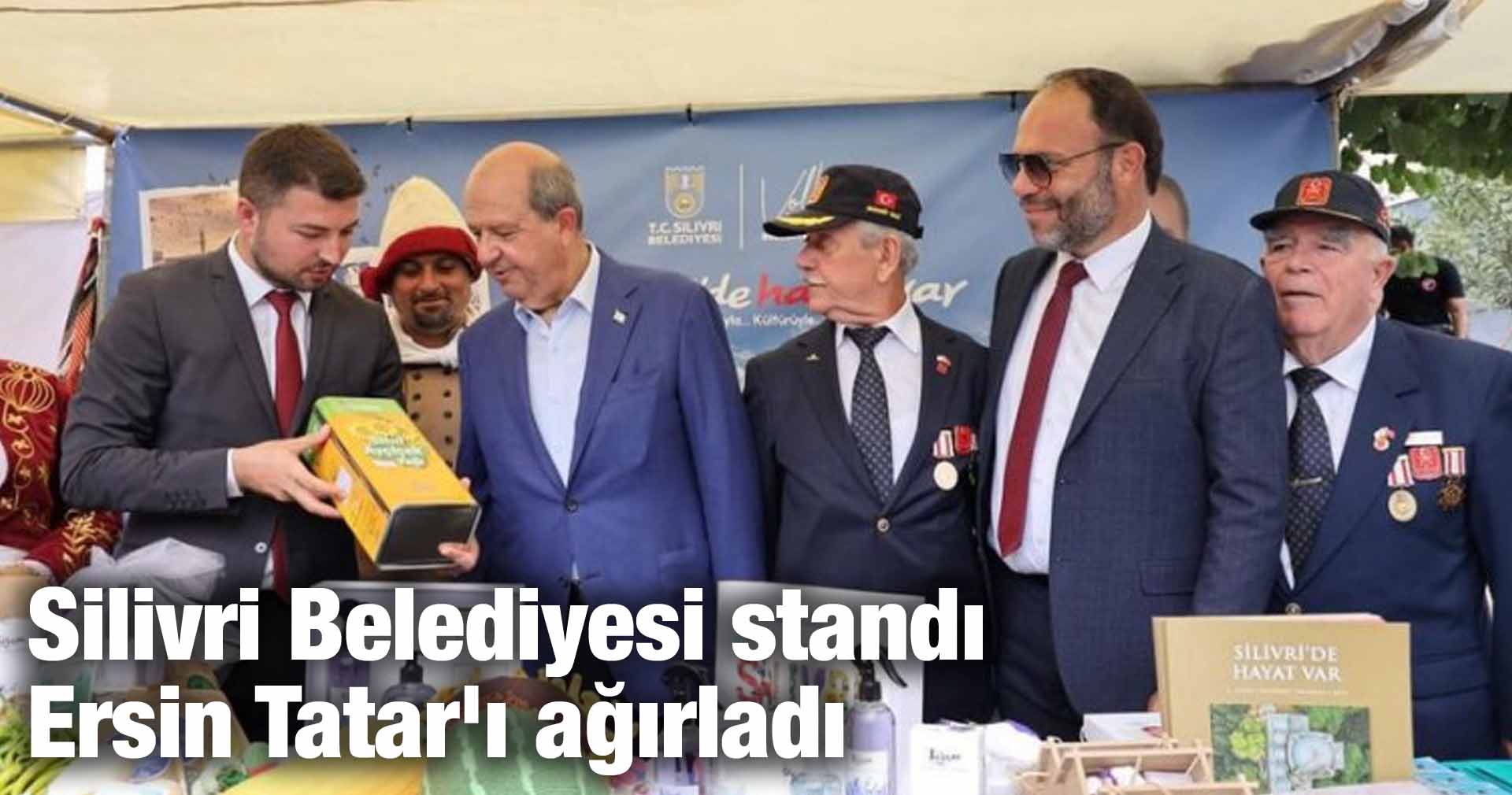 Silivri Belediyesi standı Ersin Tatar’ı ağırladı