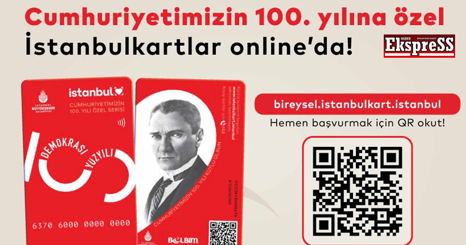 İBB’den 100. yıla özel seri İstanbulkartlar