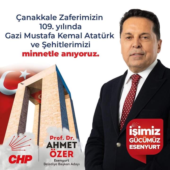 Ahmet Özer’den 18 Mart Çanakkale Zaferi mesajı