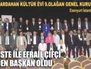 TEK LİSTE İLE EFRAİL ÇİFÇİ YENİDEN BAŞKAN OLDU