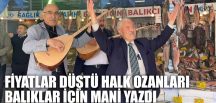 Fiyatlar düştü halk ozanları balıklar için mani yazdı