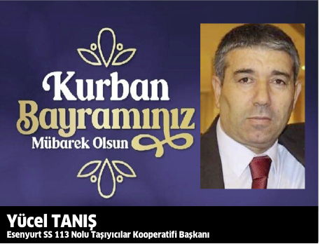 Yücel Tanış’tan Kurban Bayramı mesajı